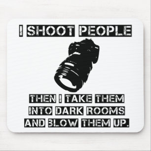 Mousepad Os fotógrafo são tão violentos