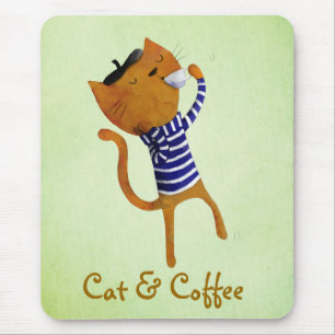 Mousepad Os franceses refrigeram o gato