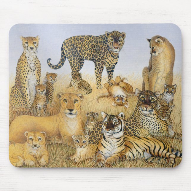 Mousepad Os gatos grandes (Frente)