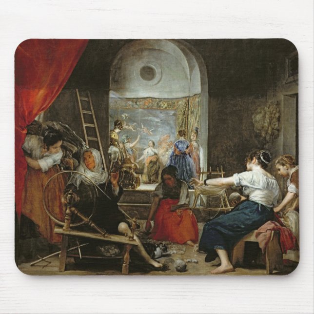 Mousepad Os giradores, ou a fábula do Arachne, 1657 (Frente)