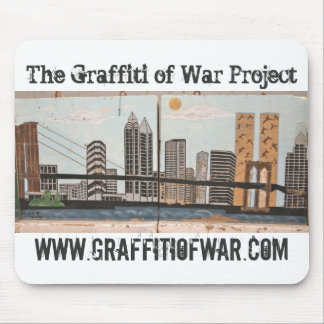 Mousepad Os grafites do projeto da guerra: Série 9/11 de