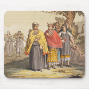 Mousepad Os indianos de Caciche em trajes tradicionais,