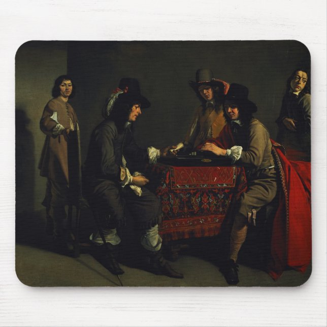 Mousepad Os jogadores da gamão (Frente)