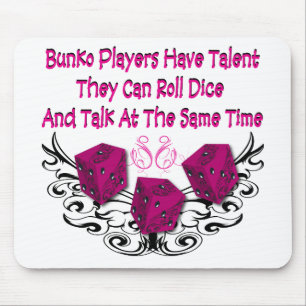 Mousepad Os jogadores do Bunko têm o talento