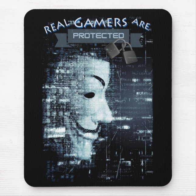 Mousepad Os jogadores reais estão protegidos (Frente)