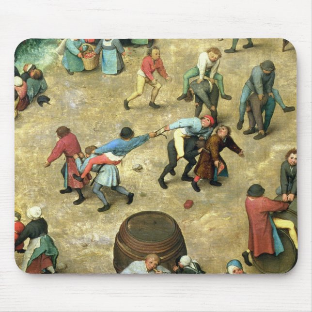 Mousepad Os jogos das crianças: detalhe de parte inferior (Frente)