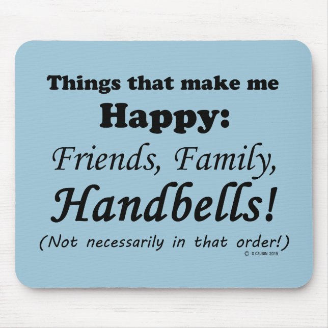 Mousepad Os lençóis me fazem feliz (Frente)