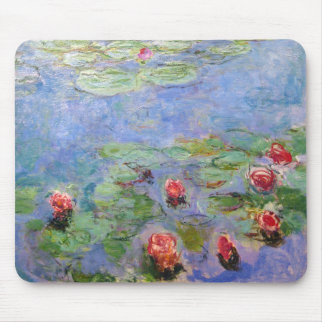 Mousepad Os lírios de água de Claude Monet (Frente)