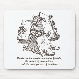 Mousepad Os livros são constantes