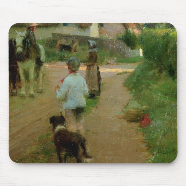 Mousepad Os Loiterers, 1888 (óleo em canvas) (Frente)