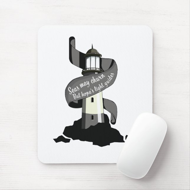 Mousepad Os mares podem churrascar, mas os guias de luz da  (Com mouse)