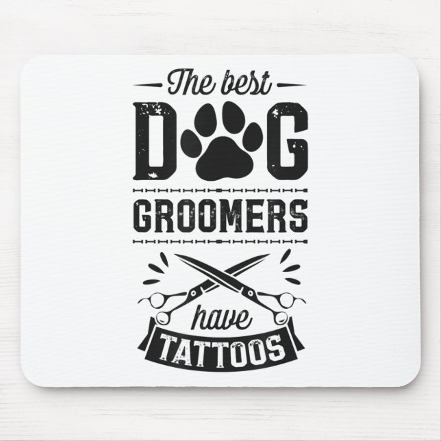 Mousepad Os Melhores Cachoreiros Têm Tatuagens Engraçadas T (Frente)