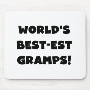Mousepad Os melhores presentes do mundo em texto negro