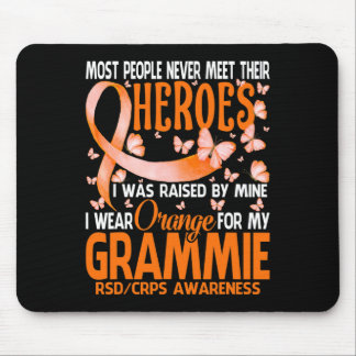 Mousepad Os Meus Heróis Visto Laranja Para O Meu Grammie Rs