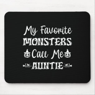 Mousepad Os Meus Monstros Favoritos Chamam-Me Tia Gato Engr