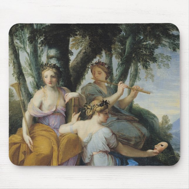 Mousepad Os musas, Clio, Euterpe e Thalia, c.1652-55 (Frente)