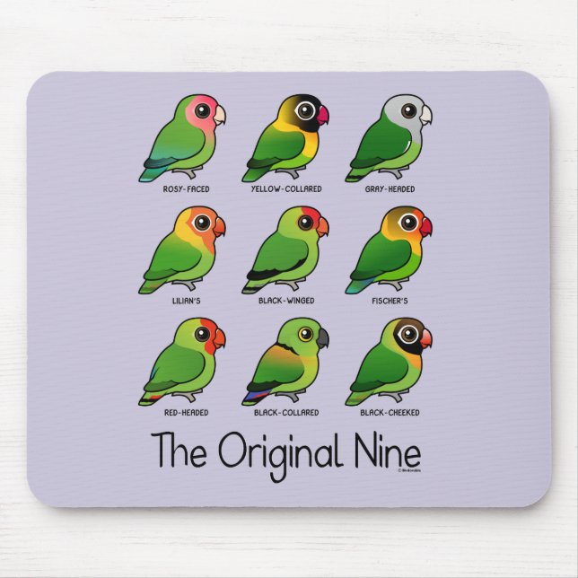 Mousepad Os nove originais (Frente)