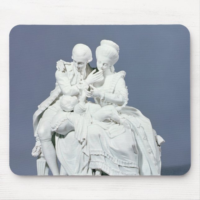 Mousepad Os pais felizes, Meissen, c.1770 (Frente)