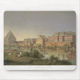Mousepad Os palácios de Nimrud restauraram, uma