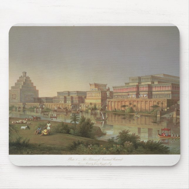 Mousepad Os palácios de Nimrud restauraram, uma (Frente)