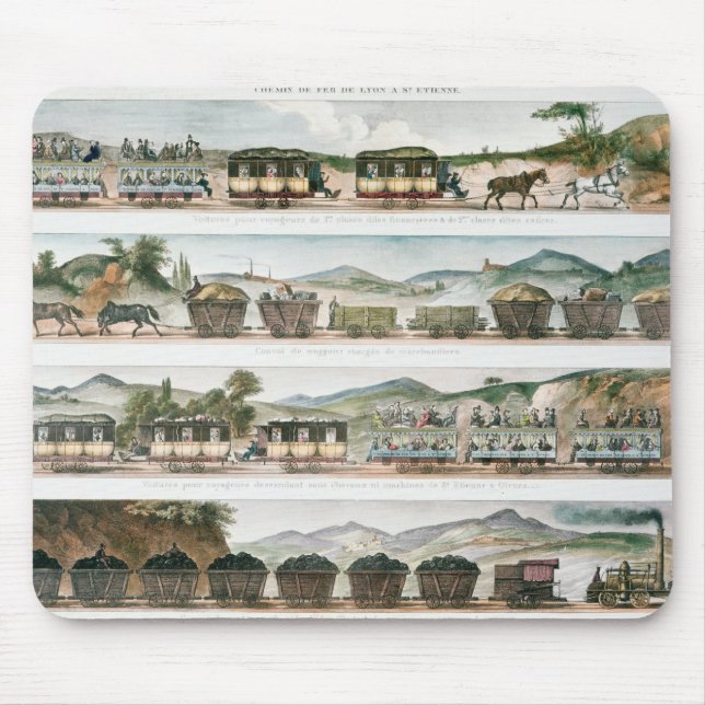 Mousepad Os passageiros e transportam a primeira linha (Frente)