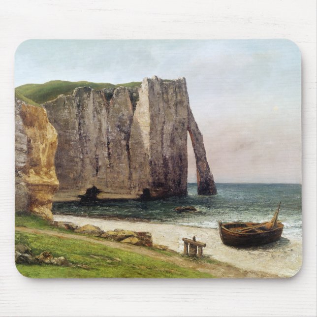 Mousepad Os penhascos em Etretat, 1869 (Frente)
