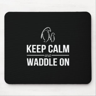 Mousepad Os Pinguins Mantêm-Se Calmos E Vagueiam-Se