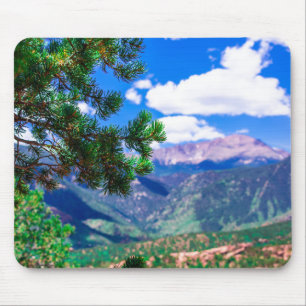 Mousepad Os piques repicam como visto do jardim dos deuses