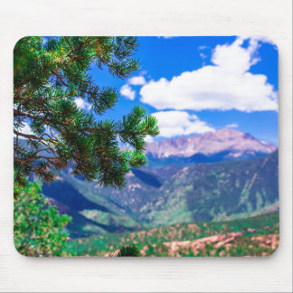 Mousepad Os piques repicam como visto do jardim dos deuses