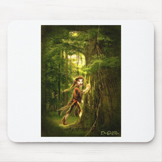 Mousepad . os povos do país das fadas de .for vivem em (Frente)