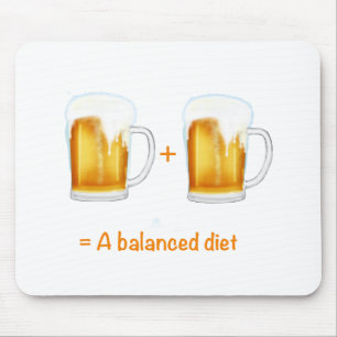 Mousepad Os presentes da Cerveja Engraçada - podem persona