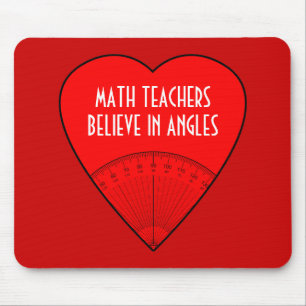 Mousepad Os professores de matemática acreditam nos ângul