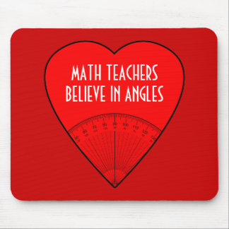 Mousepad Os professores de matemática acreditam nos ângulos