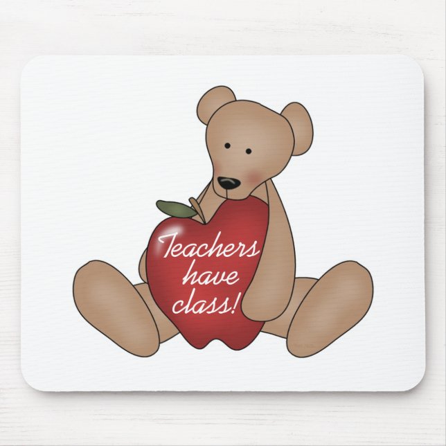 Mousepad Os professores do urso têm a classe (Frente)