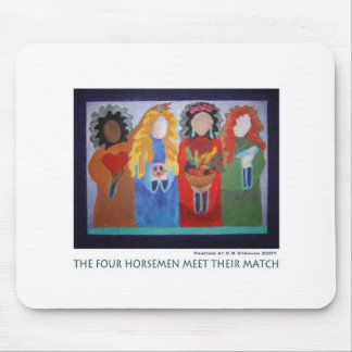 Mousepad Os quatro cavaleiro encontram seu fósforo