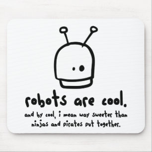 Mousepad os robôs são cool1