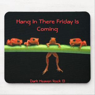 Mousepad os sapos, cair lá em sexta-feira estão vindo, Hea