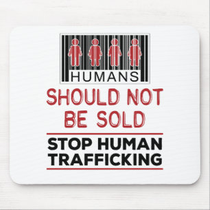 Mousepad Os Seres Humanos Não Devem Ser Vendidos Para Pôr