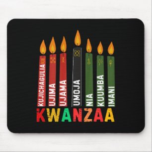 Mousepad Os Sete Princípios De Kwanzaa Kinara Happy Kwanz