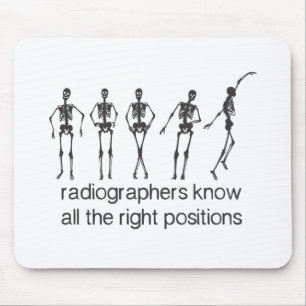 Mousepad Os técnico de radiologia sabem todas as posiçõe