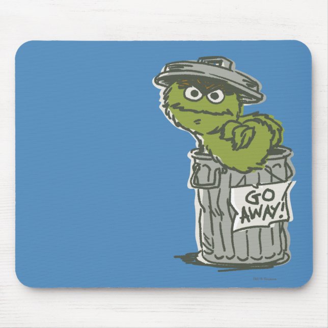 Mousepad Oscar, Grouch Vintage 2 (Frente)