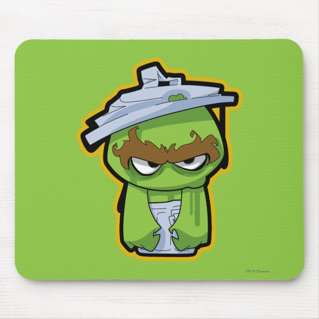 Mousepad Oscar, o Grouch Zombie (Frente)