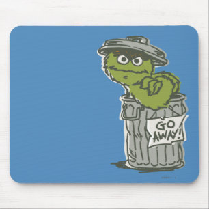 Mousepad Oscar the Grouch Vintage 2