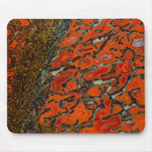 Mousepad Osso de Dinossauro Petrificado Vermelho (Frente)