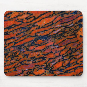 Mousepad Osso do dinossauro Vermelho Petrificado