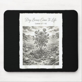 Mousepad Ossos secos voltam à vida pôster bíblico cristão