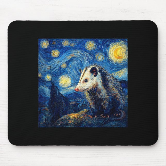 Mousepad Ossum Ssum Van Gogh Starry Night  (Frente)