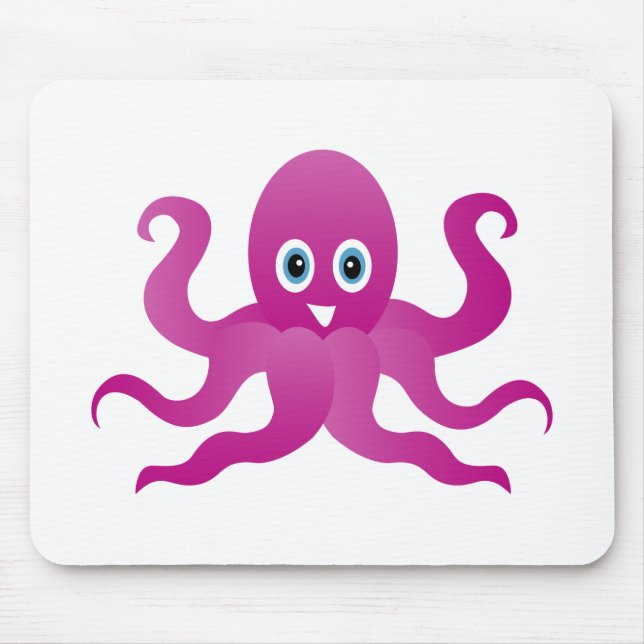 Mousepad Otopia roxa divertida (Frente)