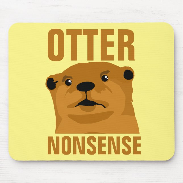 Mousepad Otter Nonsense (Frente)