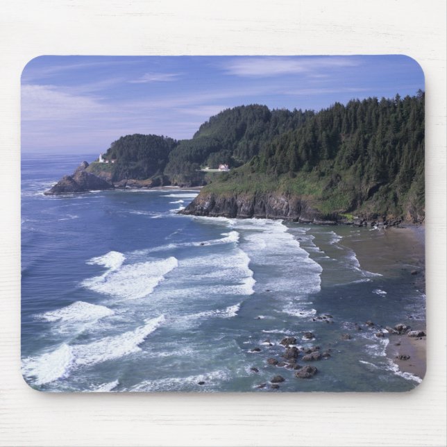 Mousepad OU, Costa do Oregon, Farol Heceta Head, em (Frente)